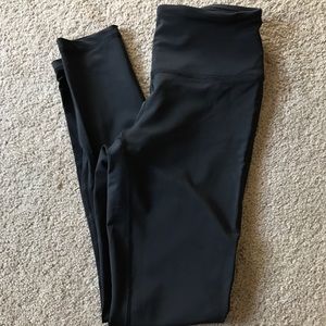 Black High Waisted Silky Leggings